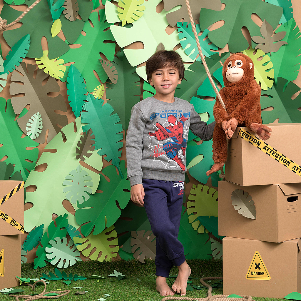 THE AMAZING SPIDER MAN Boys' pajamas, round