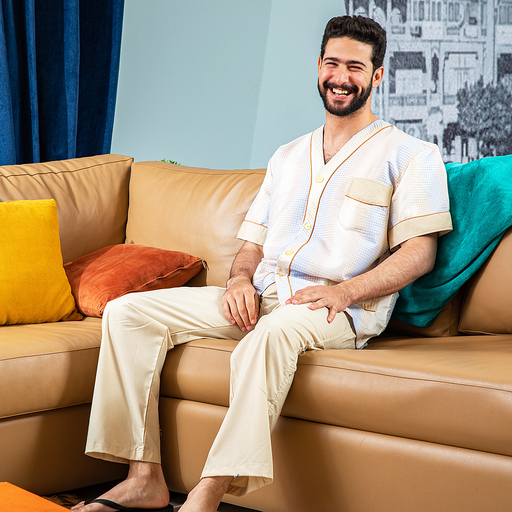 بيجاما رجالي سلاحي كلاسيك