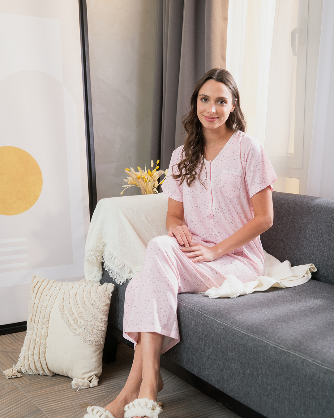 Women's lycra shirt, half sleeves, with a pocket