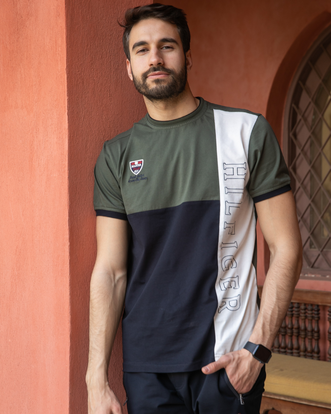 HILFIGER بيجامه رجالي راوند