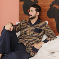 بيجاما صوف مقلم