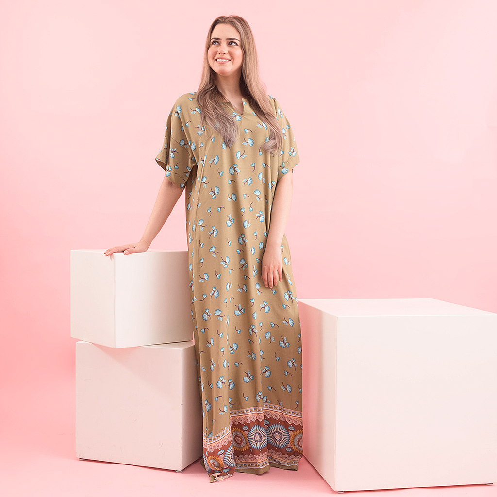 Viscose half sleeve 14 wooded