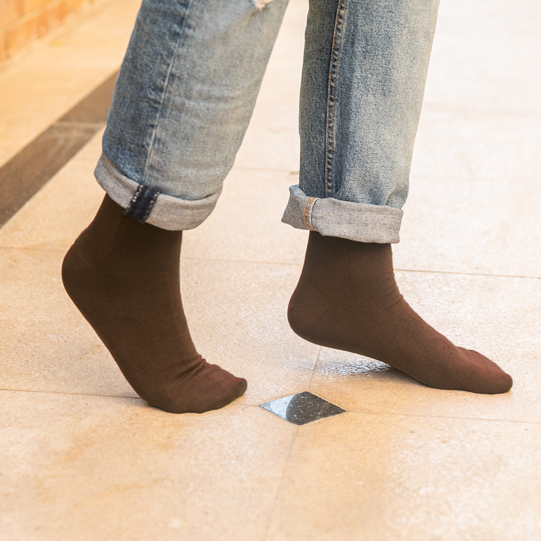 Lycra plain men's socks