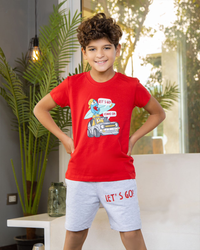 LET'S GO Boys' pajama shorts