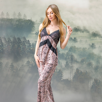 بيجاما حماله بدانتيل جلد تعبان