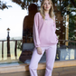 La vie est belle Women's Plain Jacquard Pajama * Striped jacquard