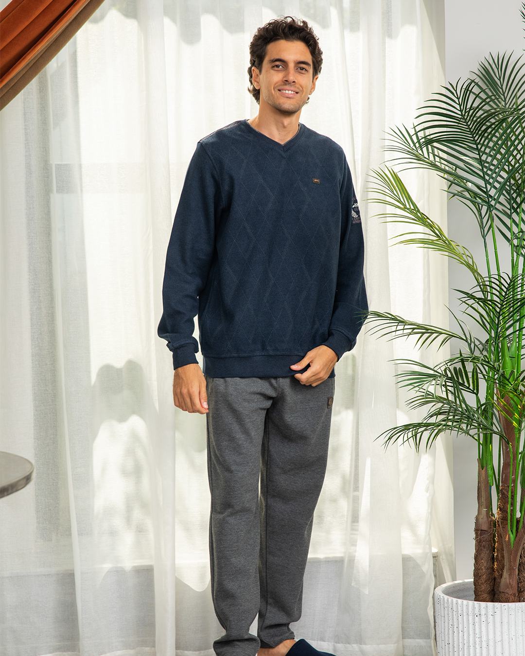 Men's cashmere pajamas