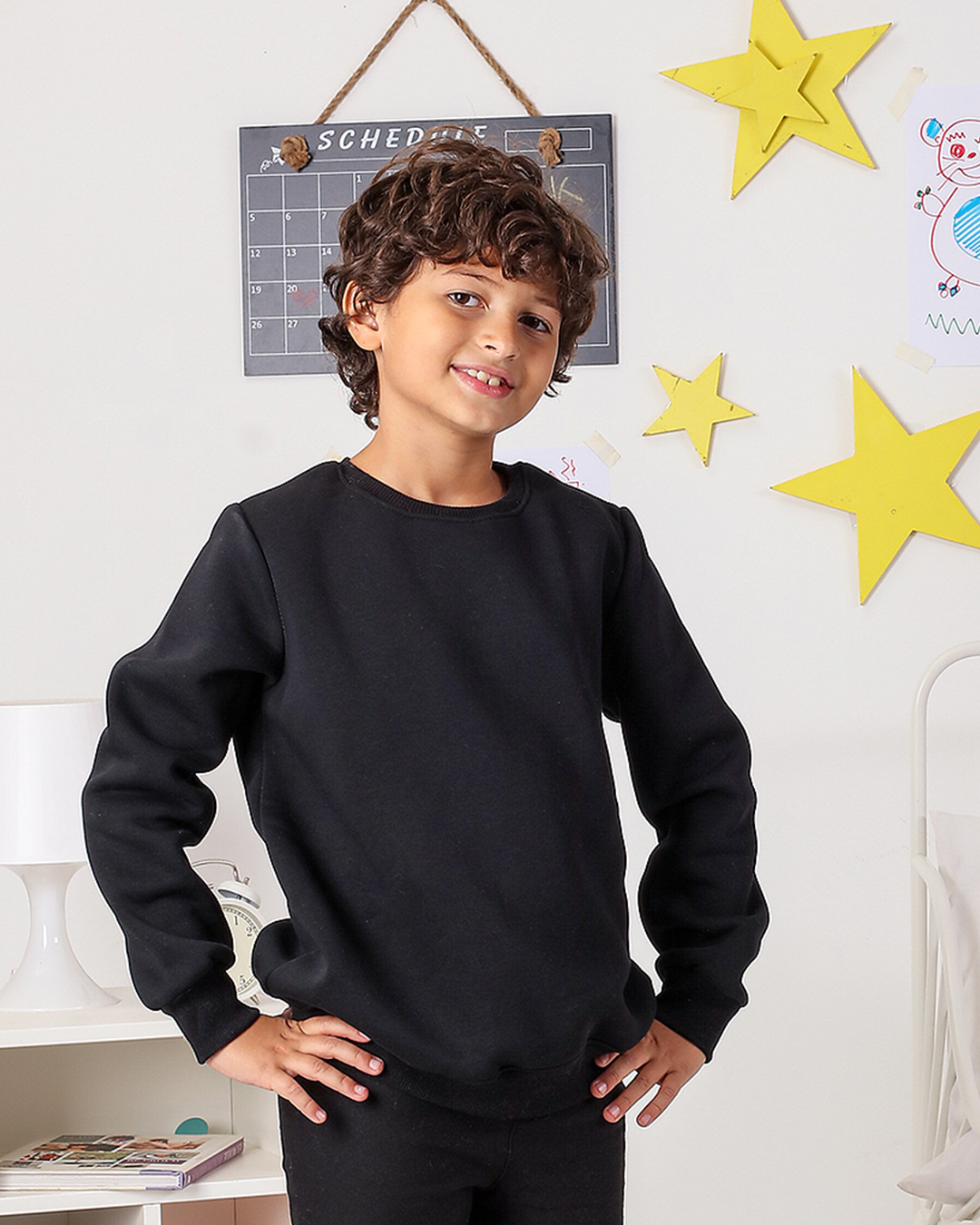 سويت تيشرت راوند اطفالي ساده