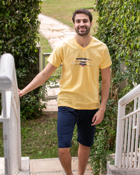 Classic بيجامه رجالي نص كم بنتاكور