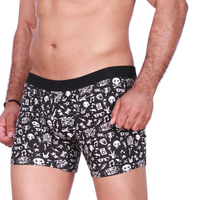 Random men's boxer JIL skull