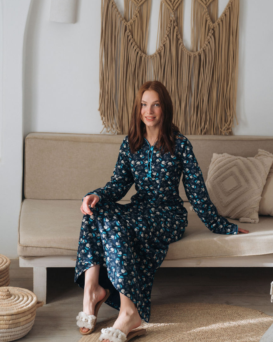 قميص حريمي كم ستان ورده