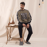 GLVCASUAL Men's pajamas with shoulder straps