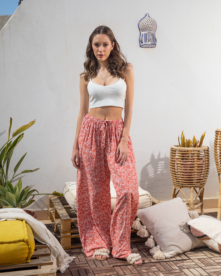 Rose بنطلون فسكوز حريمي