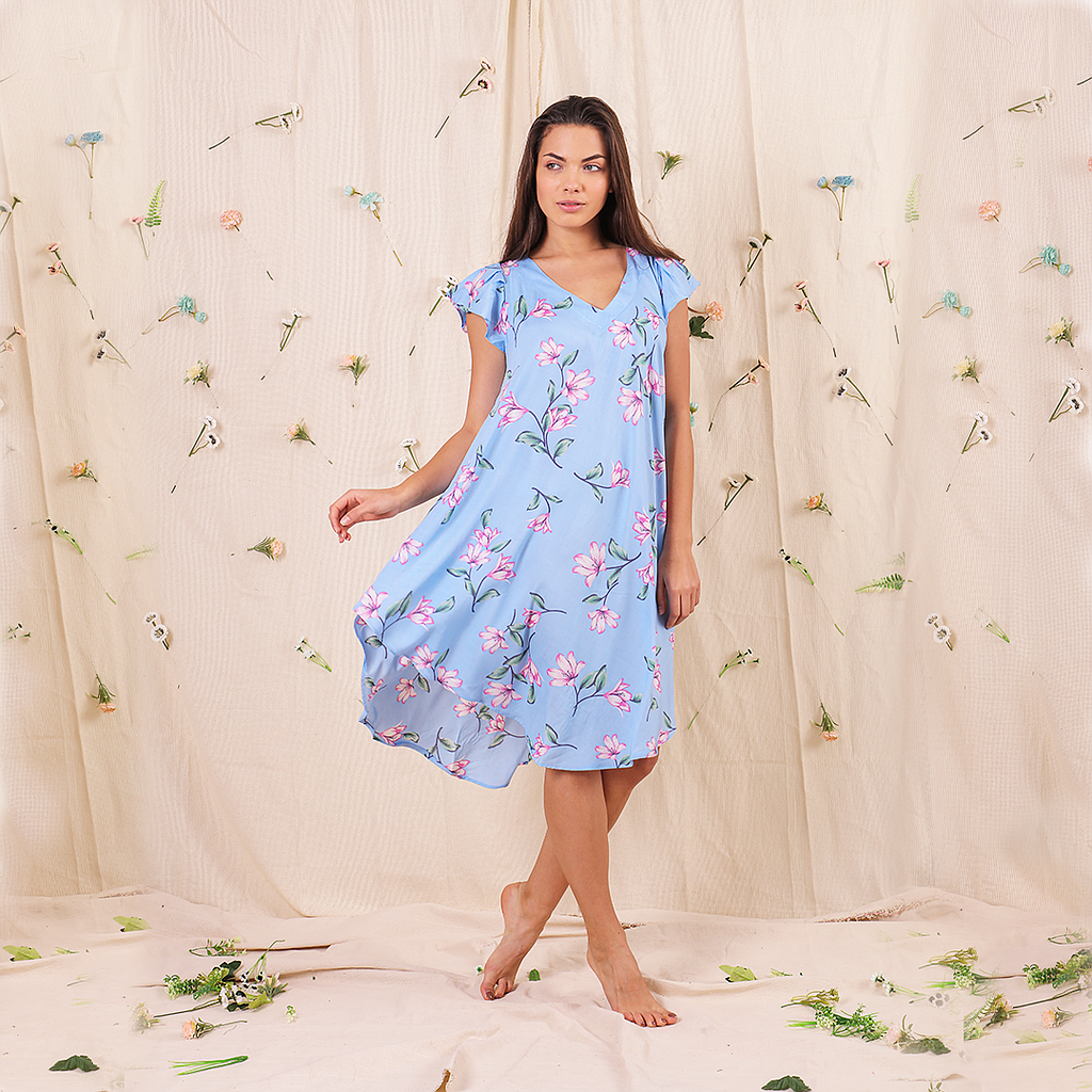 قميص فسكوز قصير 42