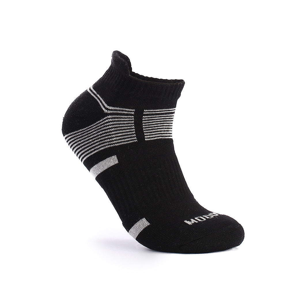 Men's short socks half striped towel