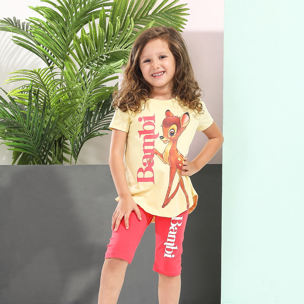BAMBI girls' leggings pajamas