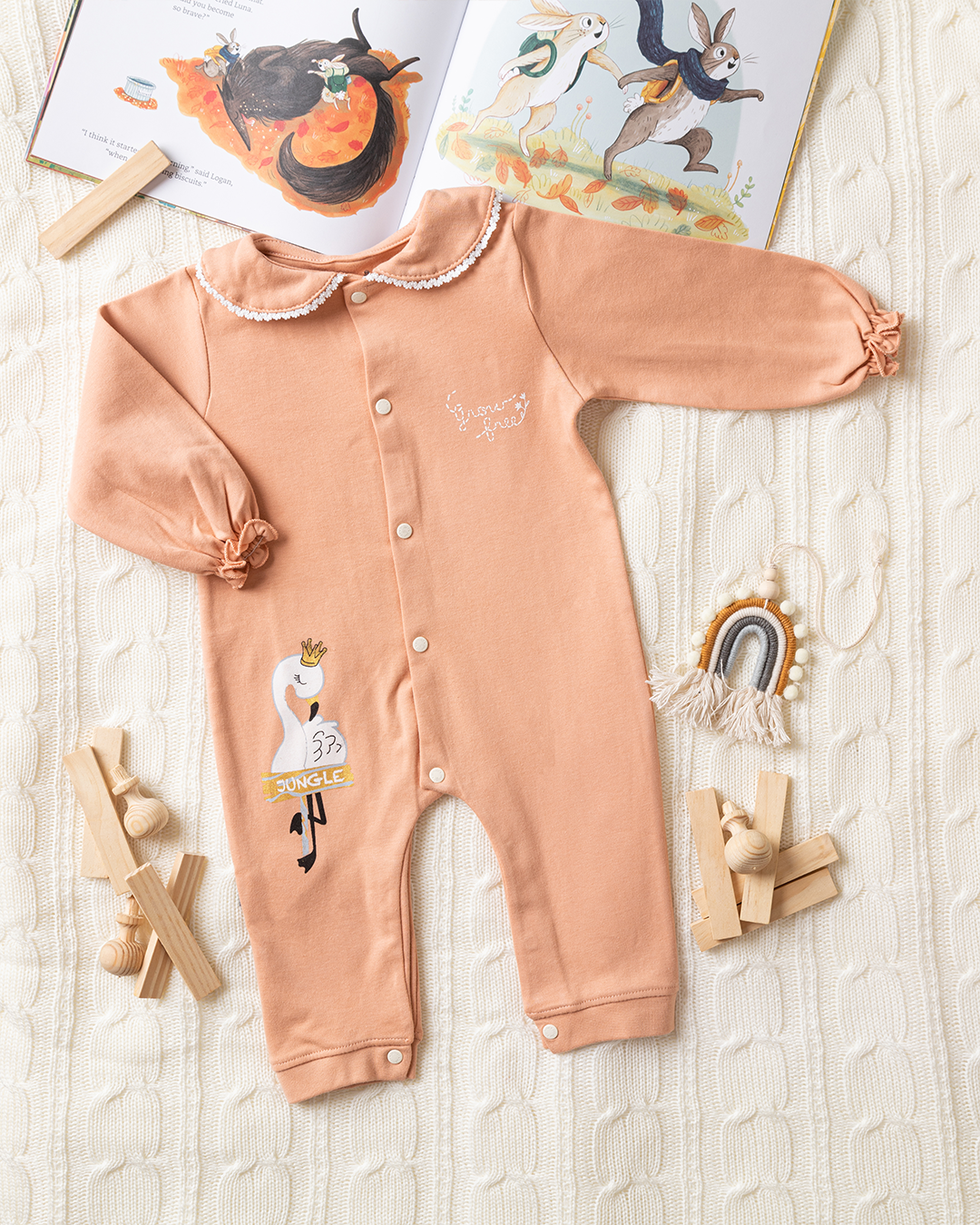 jungle سالوبيت بناتي مطبوع