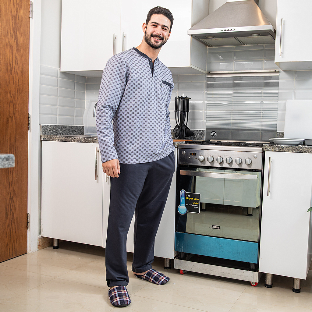 يبجاما رجالي دواير زراير وجيب