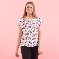 ميمي فيونكه ونجوم DSتيشرت حريمي