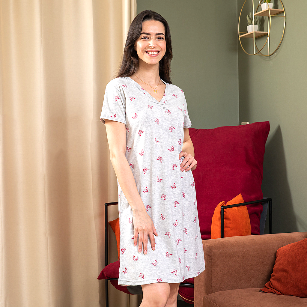 نايت شيرت حريمي فراشه