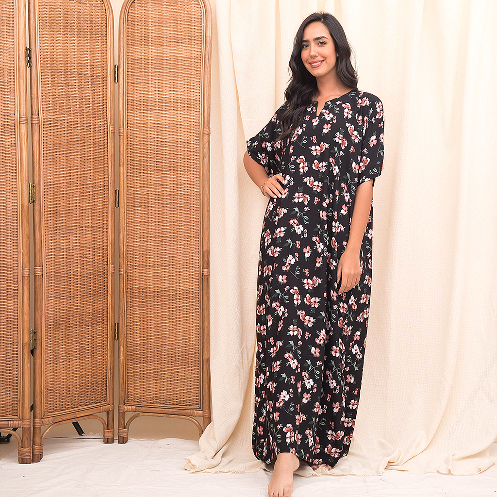 قميص فسكوز نص كم34