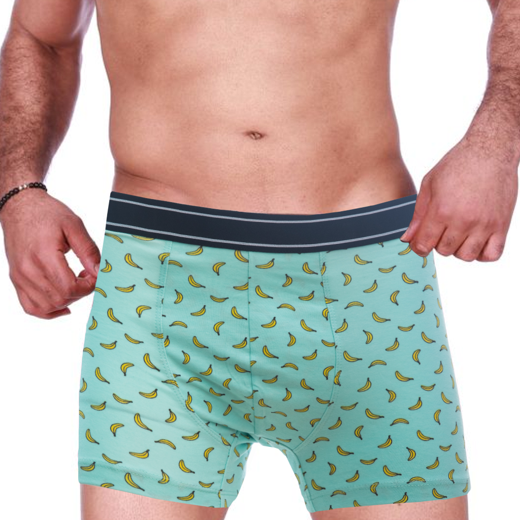 بوكسر رجالي مطبوع موز