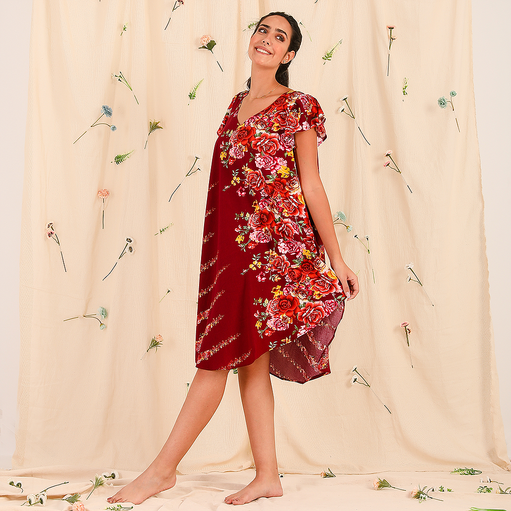 قميص فسكوز قصير36