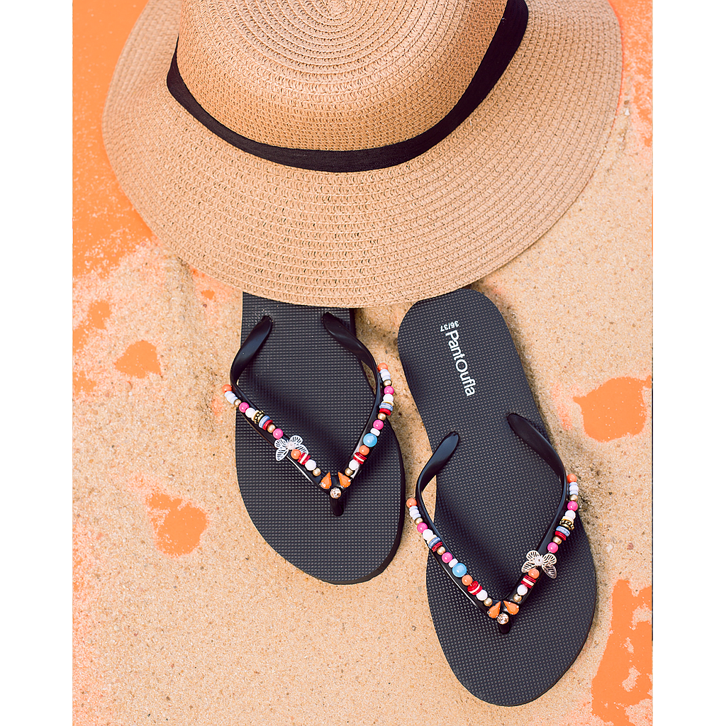 شبشب حريمي مطرز بترفلاي