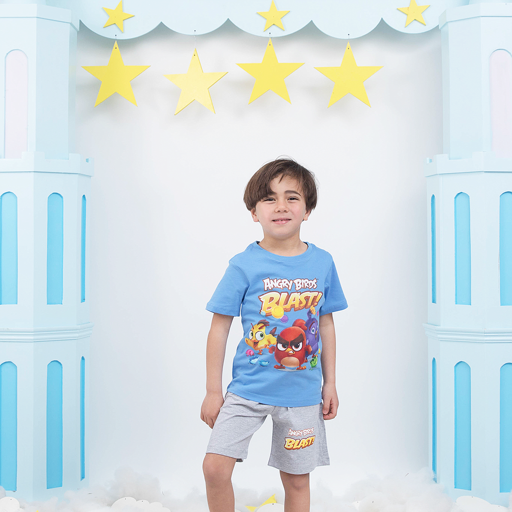 angry birds بيجاما اولادي شورت