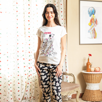 حريميDبيجاما كلب 101نص كم وبنطلون