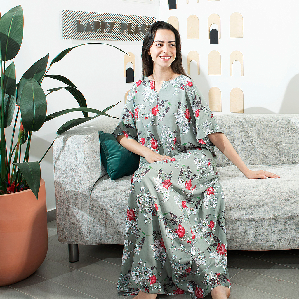 17 Half sleeves viscose wooded