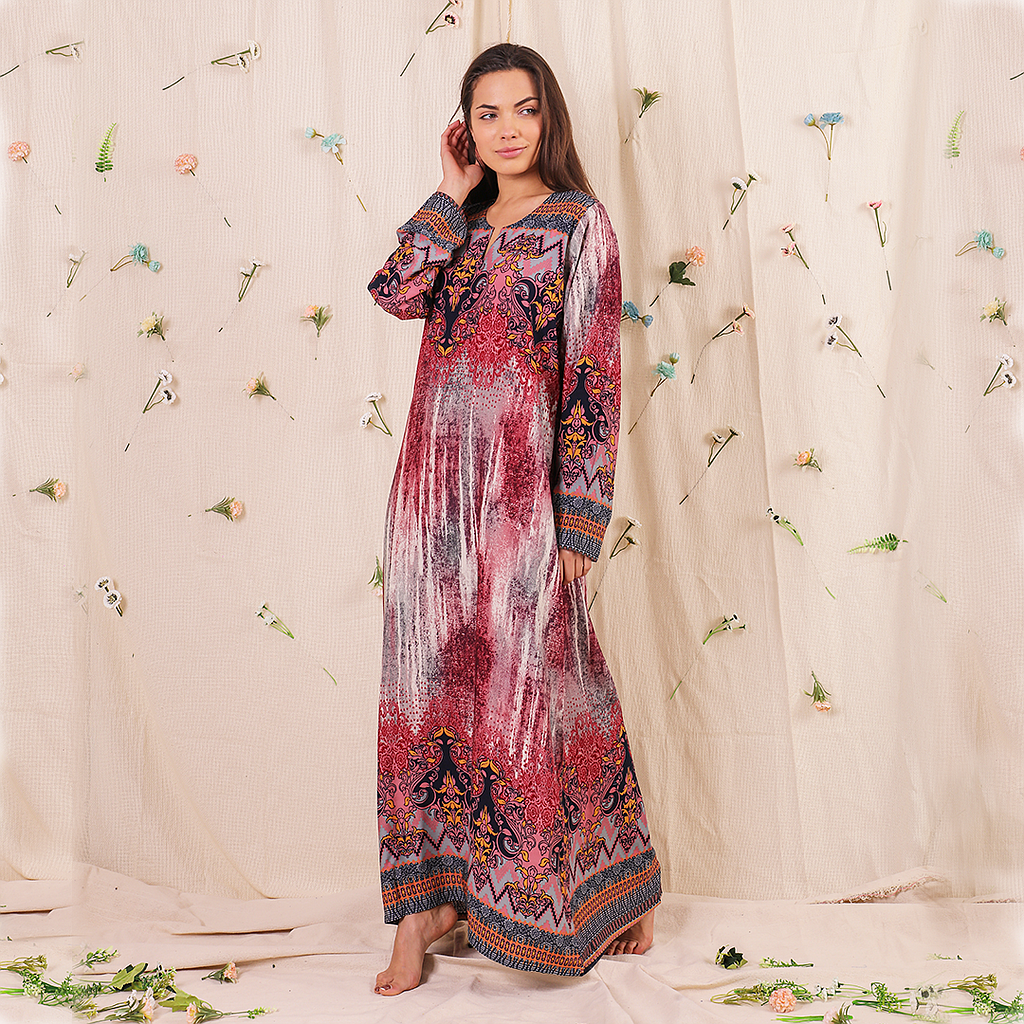 30 sleeve shirt, viscose, floral