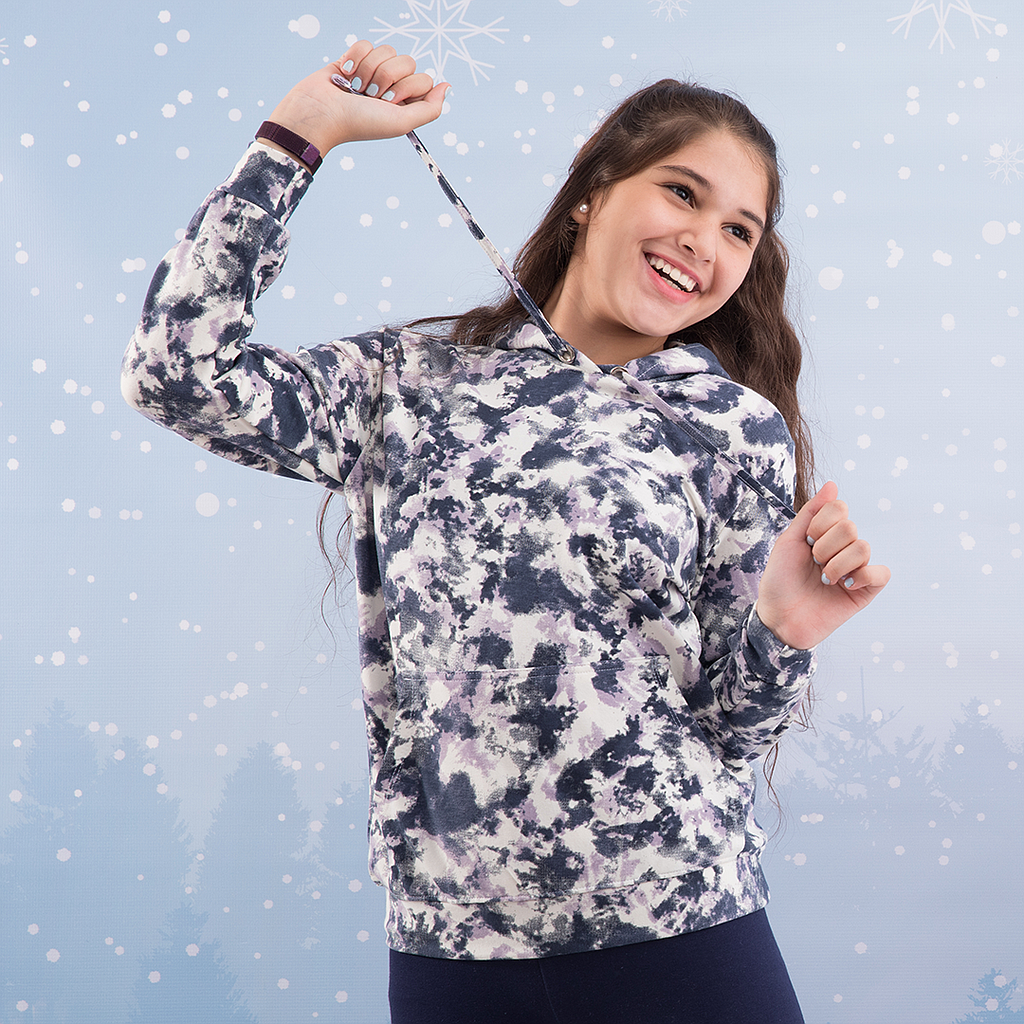 Capisho Girls Tie Dye Sweatshirt