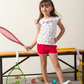 Girls' pajamas, tennis shorts