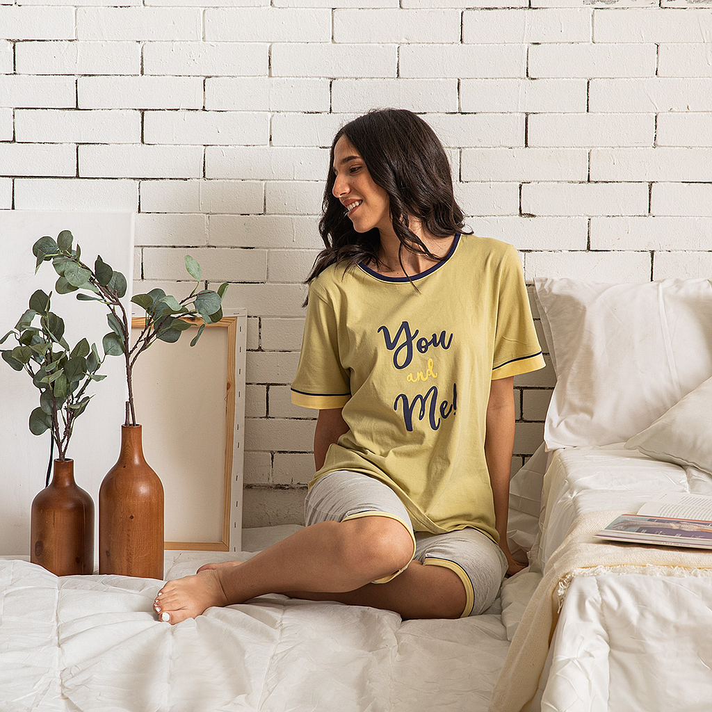 YOU AND MEPentacor half sleeve pajamas