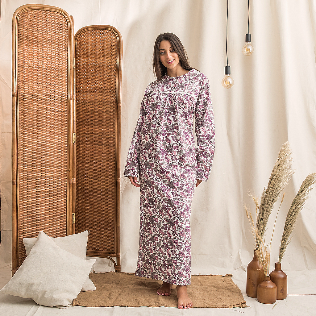 قميص بسفره ورده لوتس