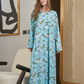 Viscose shirt with floral sleeves 50