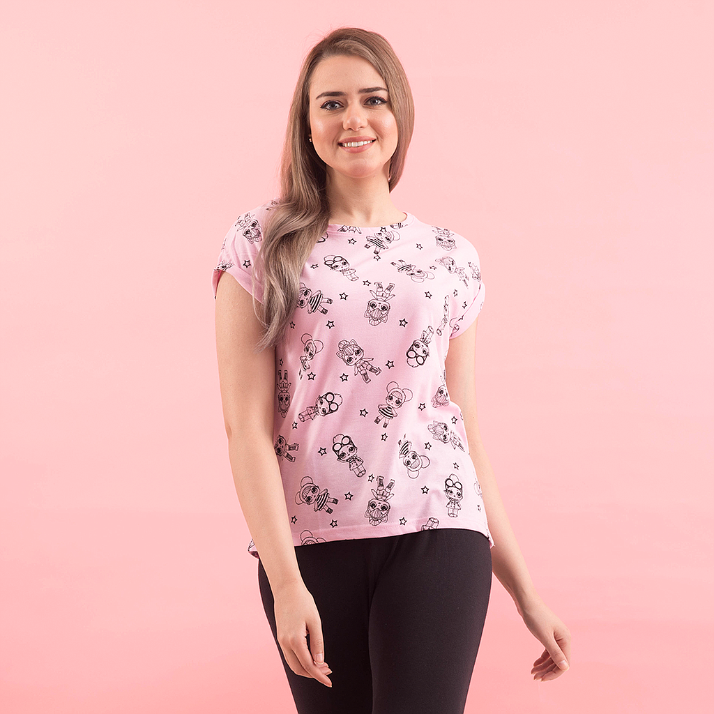 DS girl and stars T-shirt for women