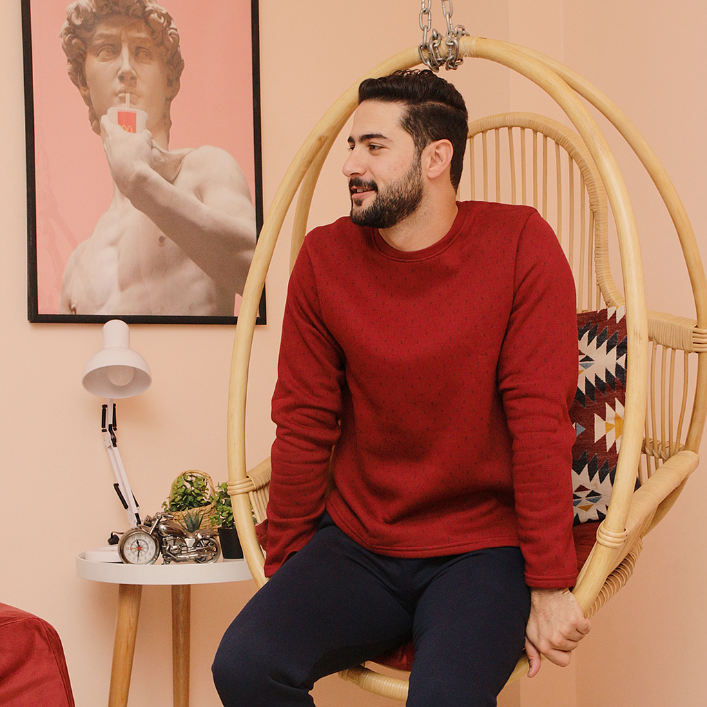 DOTTED بيجاما رجالي راوند