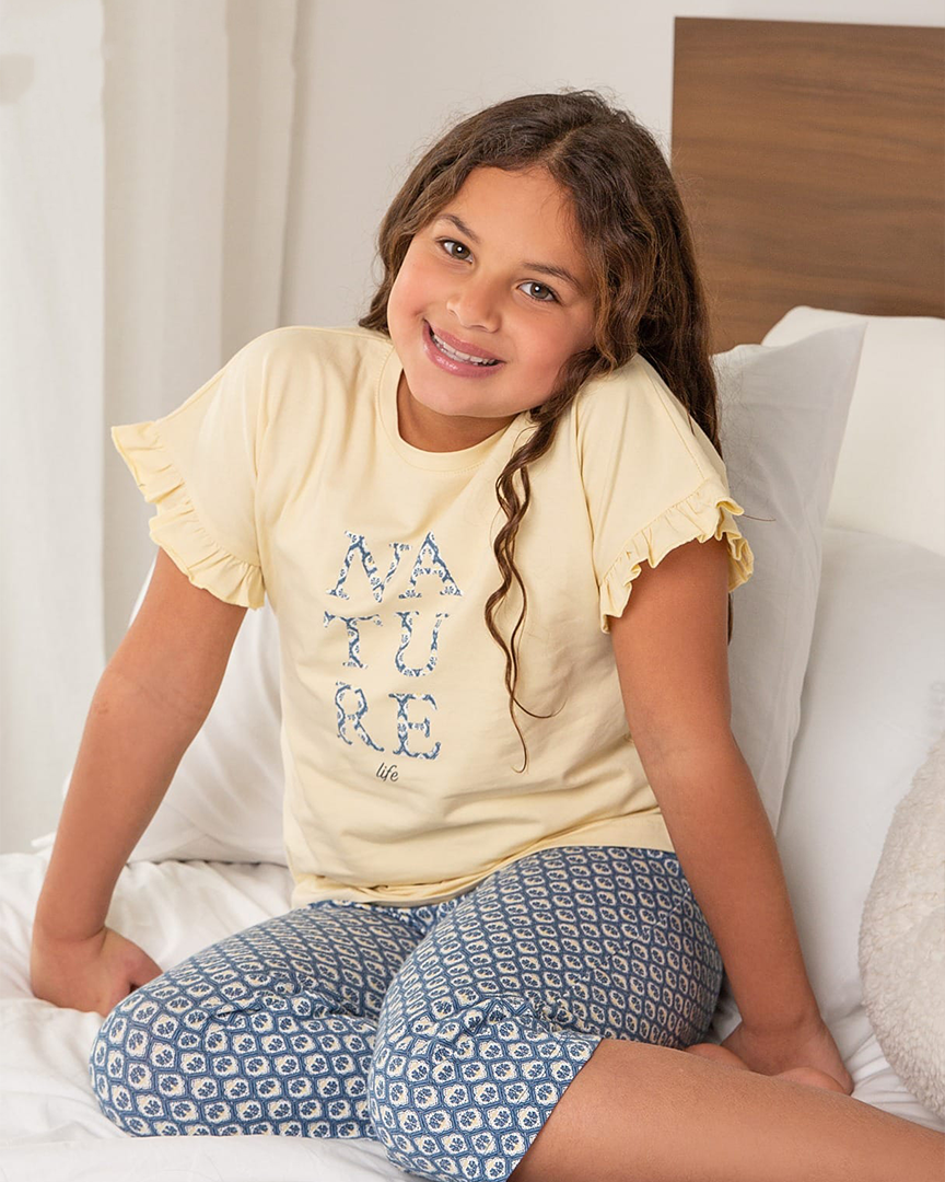 NATURE LIFE بيجامه بناتي