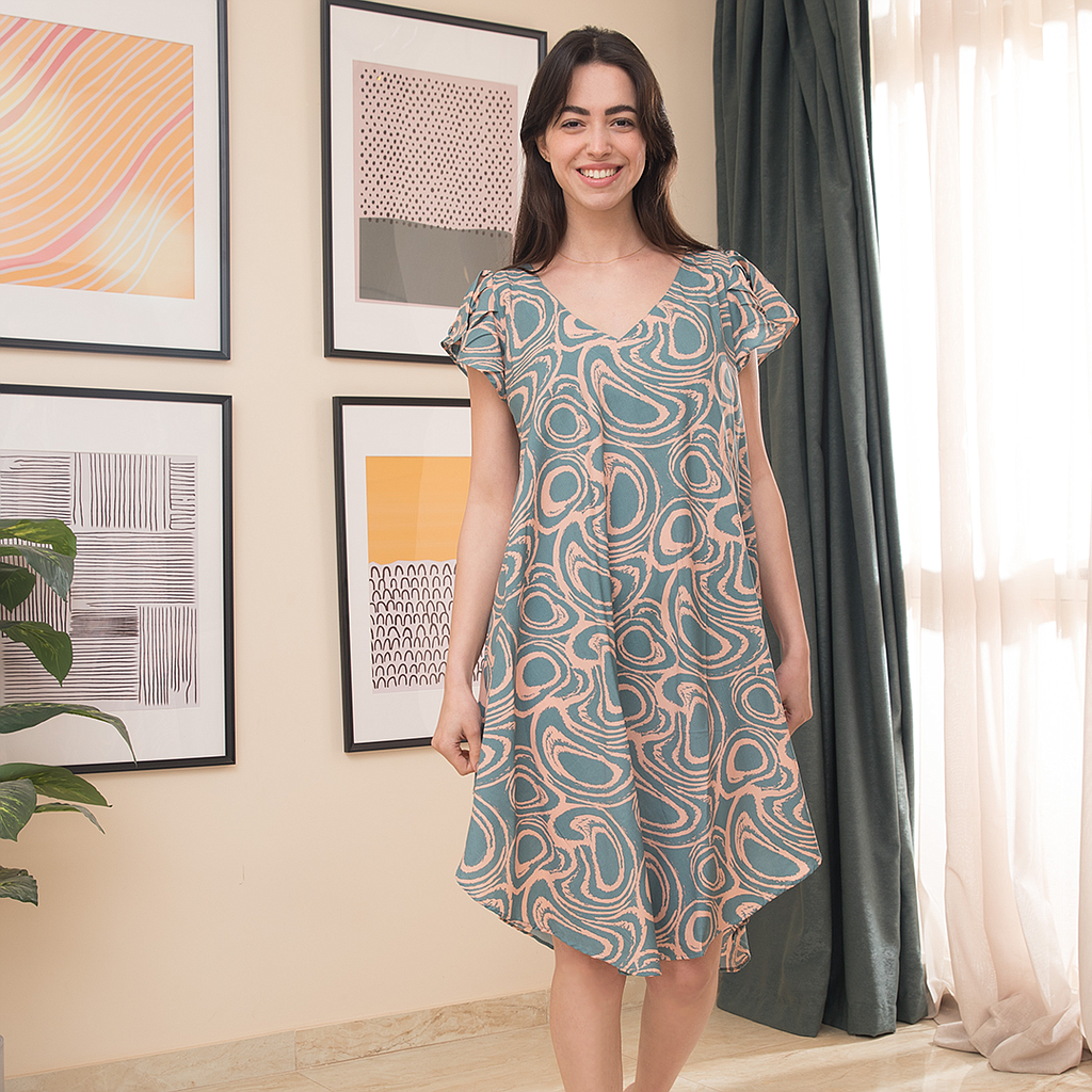 قميص 20 فسكوز قصير