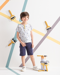 California بيجامه اولادي نص كم