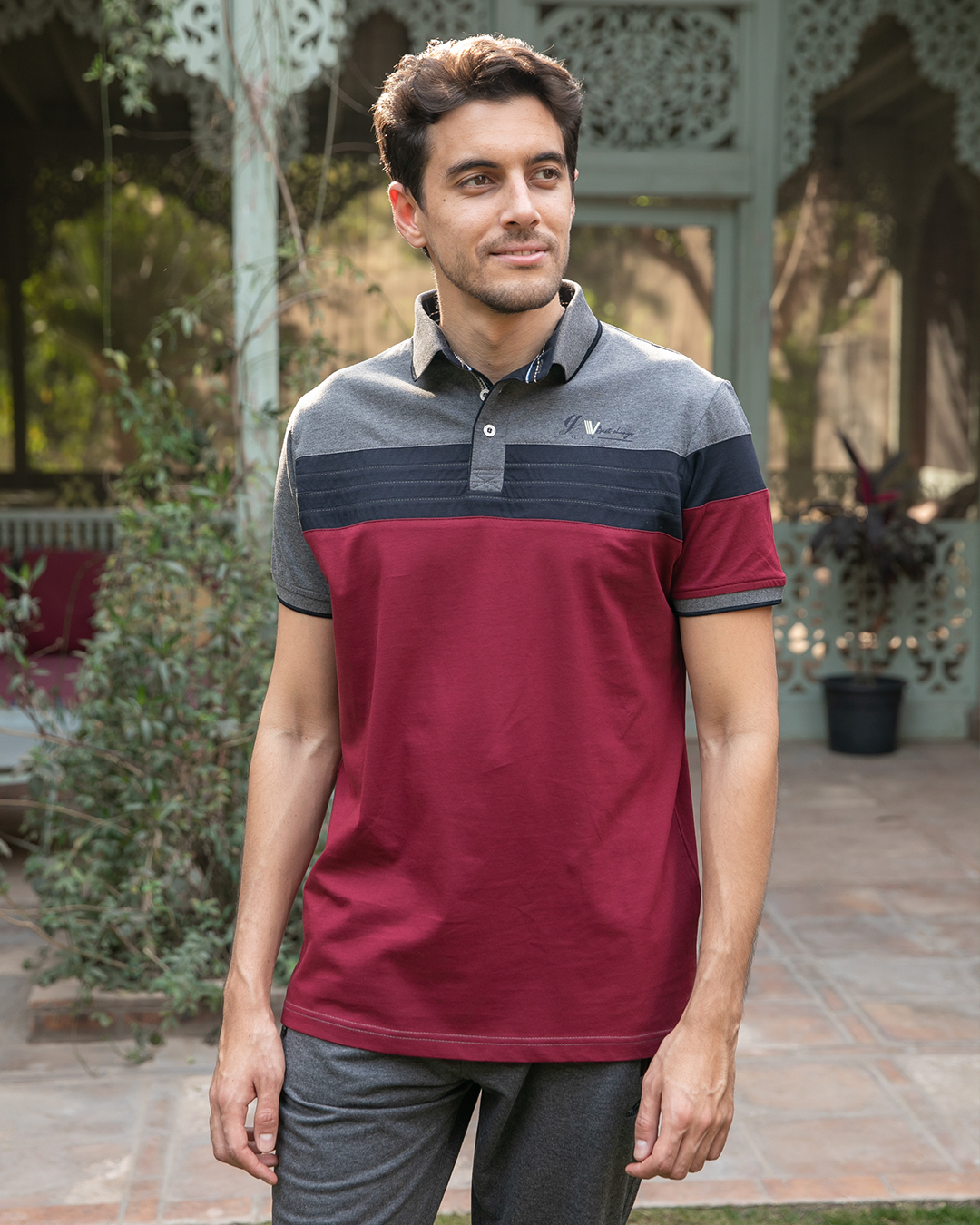 G L V بيجامه رجالي زراير