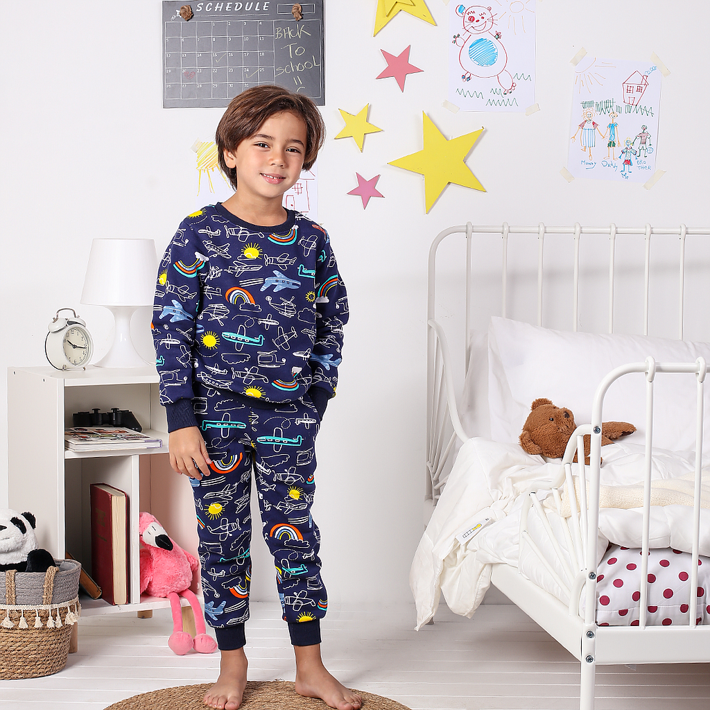 بيجاما منقوش طائرات