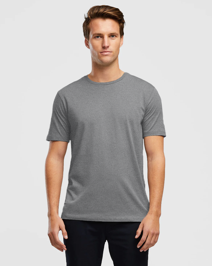 تي شيرت نص كم ساده راوند