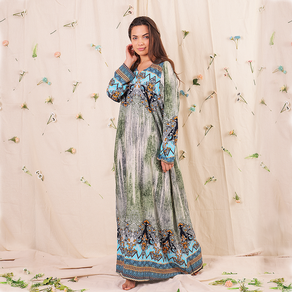 30 sleeve shirt, viscose, floral
