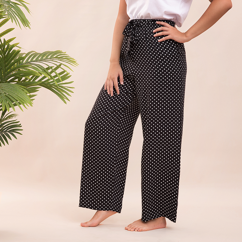 Viscose dotted pants 2