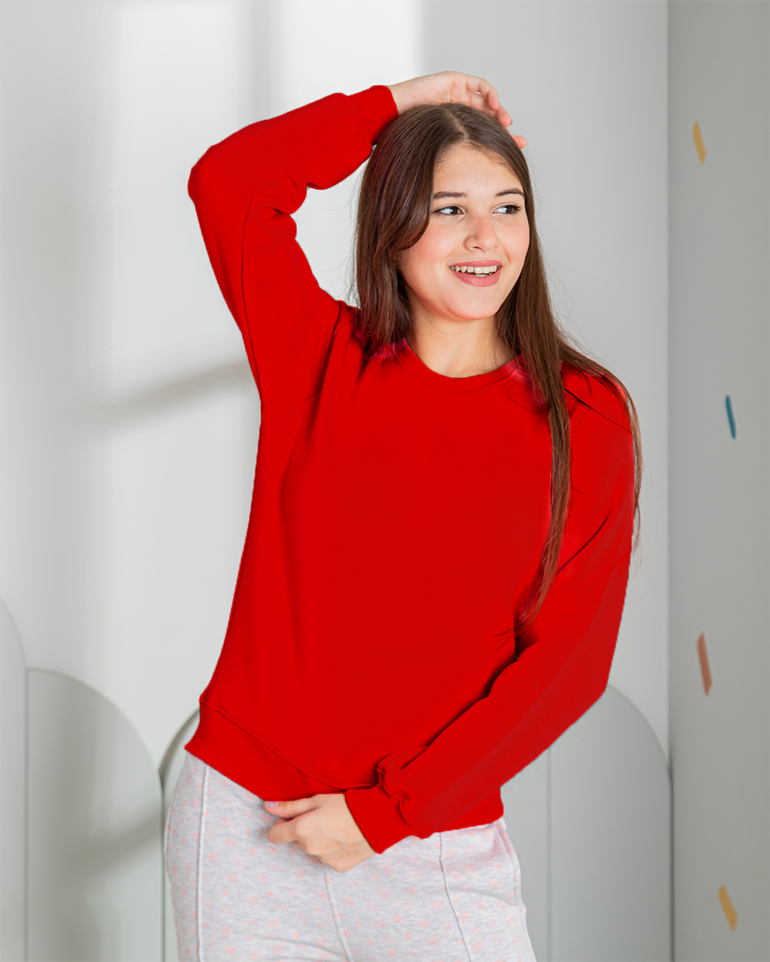 سويت تيشرت راوند اطفالي ساده