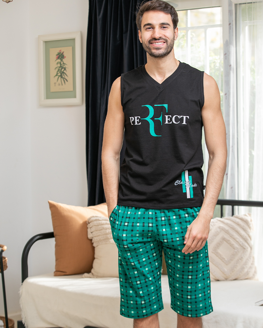 بيجامه رجالي كت كاروه بنتاكور