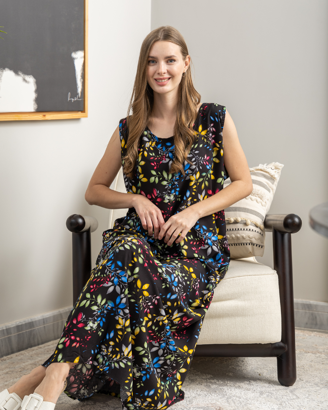 قميص فسكوز كت طويل 22